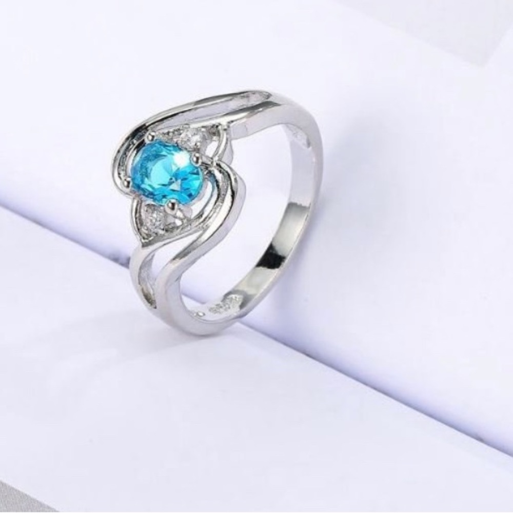 Caribbean Ocean Wave Ring